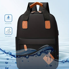 3pcs Compartment Backpack Set Crossbody Bag Large Capacity Waterproof Laptop