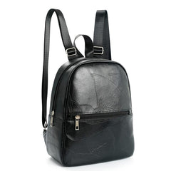 Embossed PU Leather Backpack for Women - Travel & Daily Use