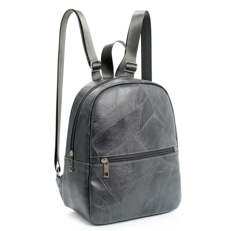 Embossed PU Leather Backpack for Women - Travel & Daily Use