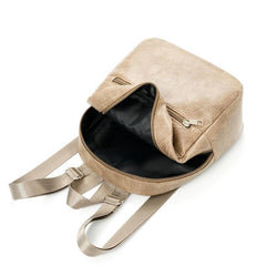 Embossed PU Leather Backpack for Women - Travel & Daily Use