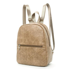 Embossed PU Leather Backpack for Women - Travel & Daily Use