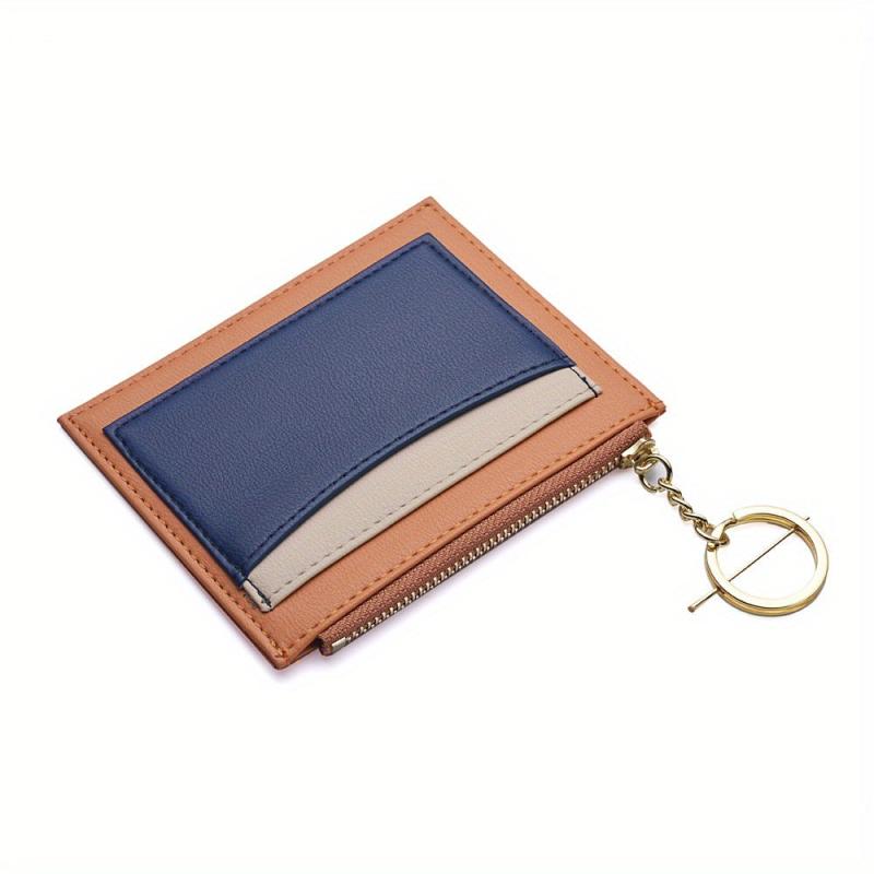 Card Slot Coin Purse Card Holder with Key Ring