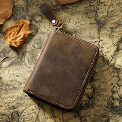 Vintage RFID Card Holder Coin Wallet Large Capacity