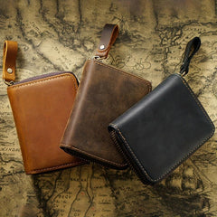 Vintage RFID Card Holder Coin Wallet Large Capacity