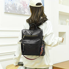 Women's Casual Retro Backpack Large Capacity Multifunctional Handbag