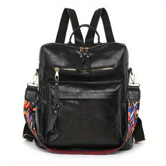 Women's Casual Retro Backpack Large Capacity Multifunctional Handbag