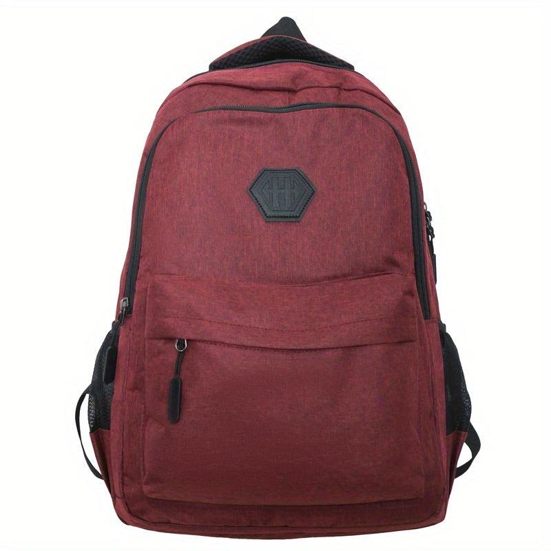 Nylon High Backpack School Students Casual Travel Large Capacity Backpack
