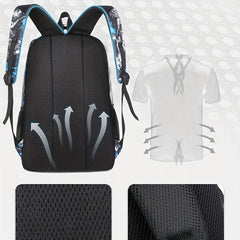 Casual Camouflage Travel Backpack School Bag for Student