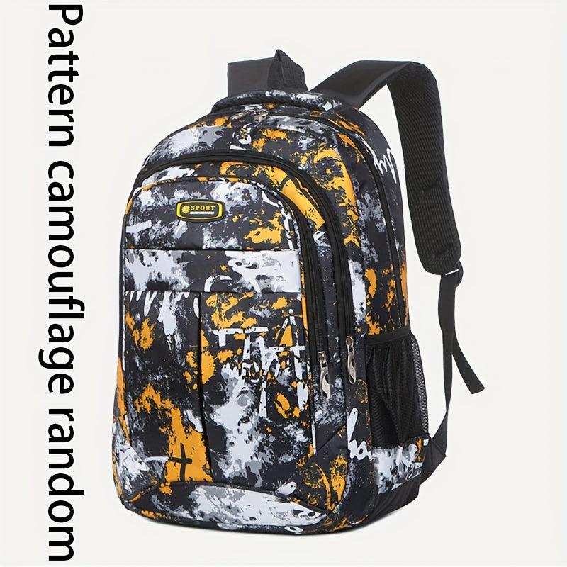 Casual Camouflage Travel Backpack School Bag for Student