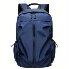 Solid Backpack Double Shoulder Bag Men's Laptop Casual Men's Shoulder Bag