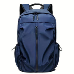 Solid Backpack Double Shoulder Bag Men's Laptop Casual Men's Shoulder Bag