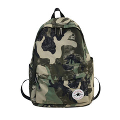 Camo Travel Backpack Laptop Bag for School College Student