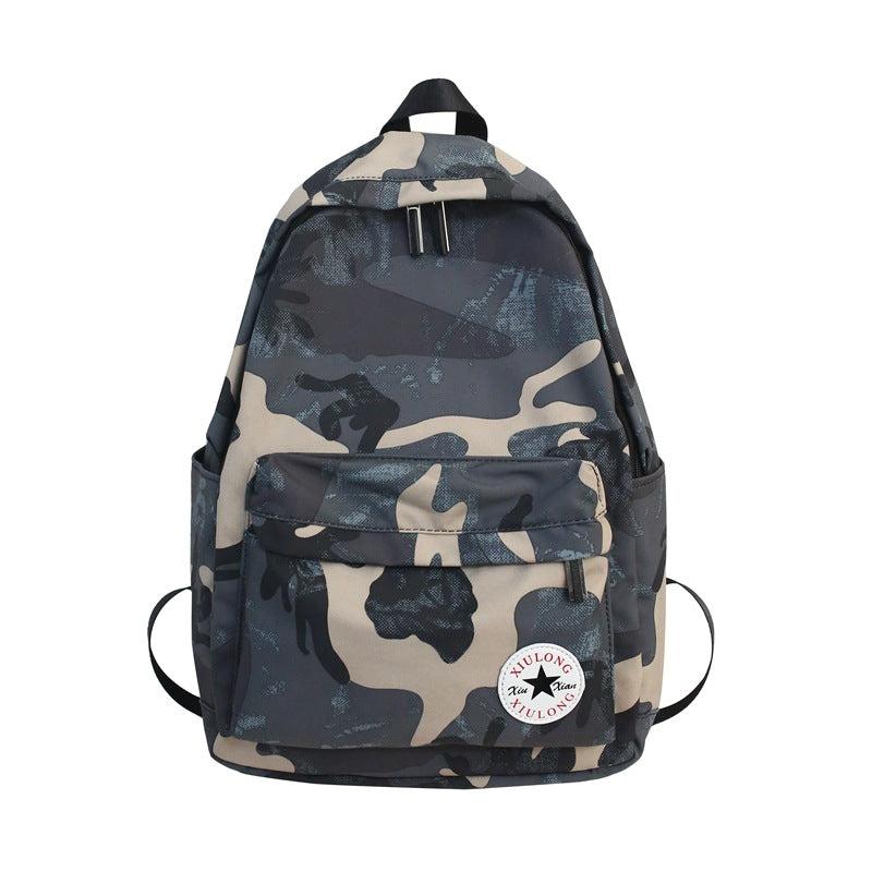 Camo Travel Backpack Laptop Bag for School College Student