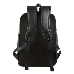 Leather Travel Backpack Laptop School Bag for Student
