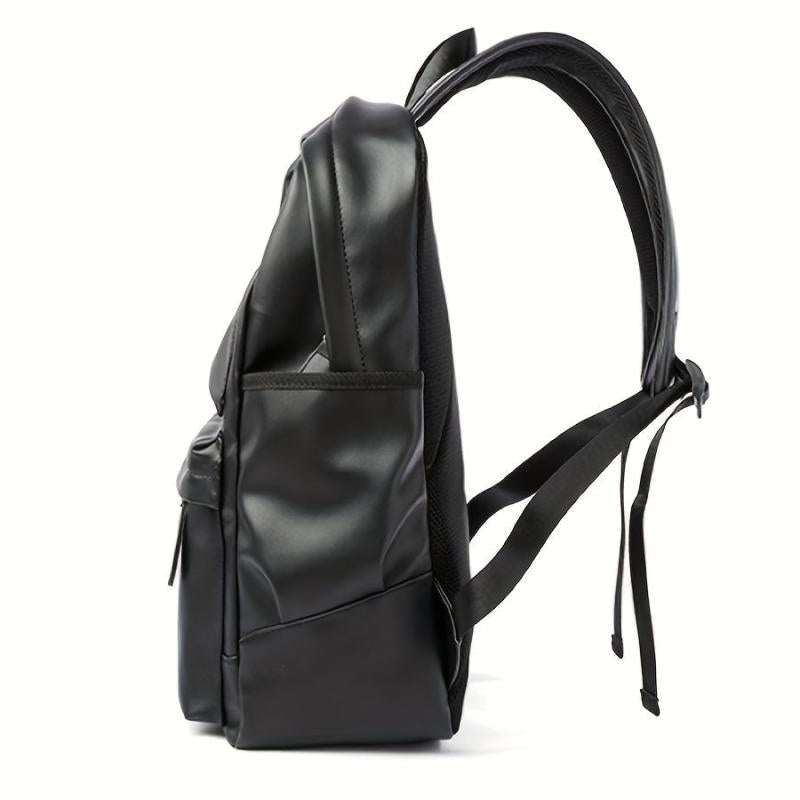 Leather Travel Backpack Laptop School Bag for Student