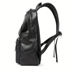 Leather Travel Backpack Laptop School Bag for Student