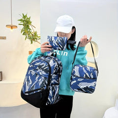 3pcs Large Capacity Travel Backpack Crossbody Bag Set