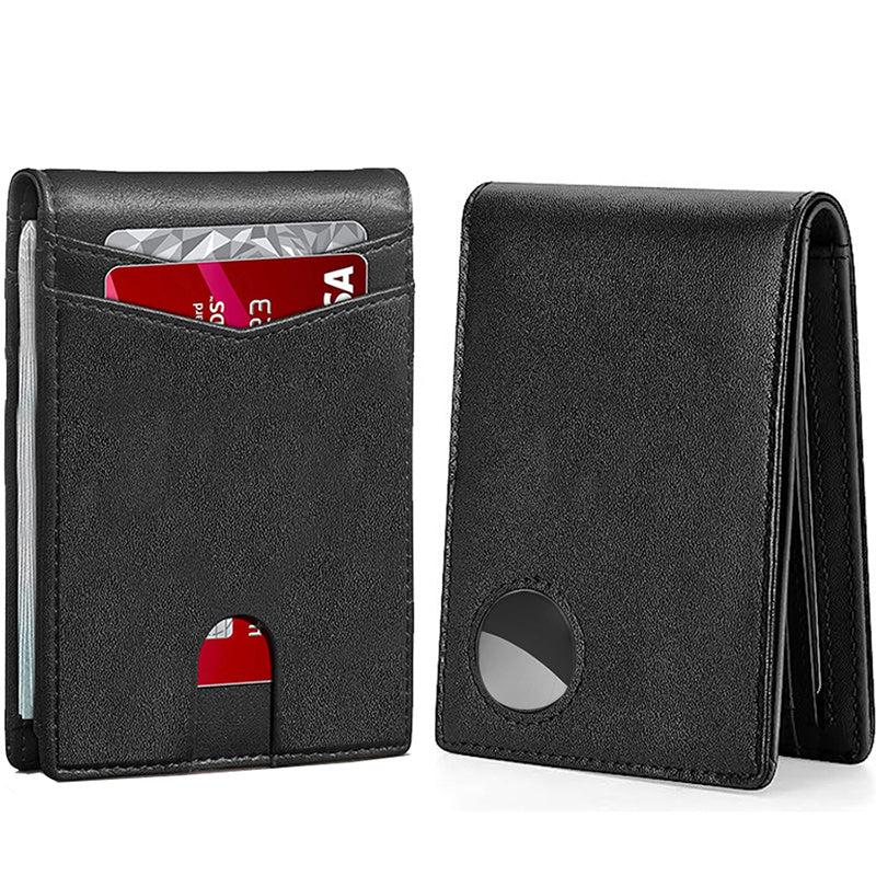 RFID Blocking Carbon Fiber Wallets Tracker Credit Card Holder Wallet Purse