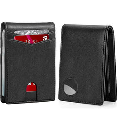 RFID Blocking Carbon Fiber Wallets Tracker Credit Card Holder Wallet Purse