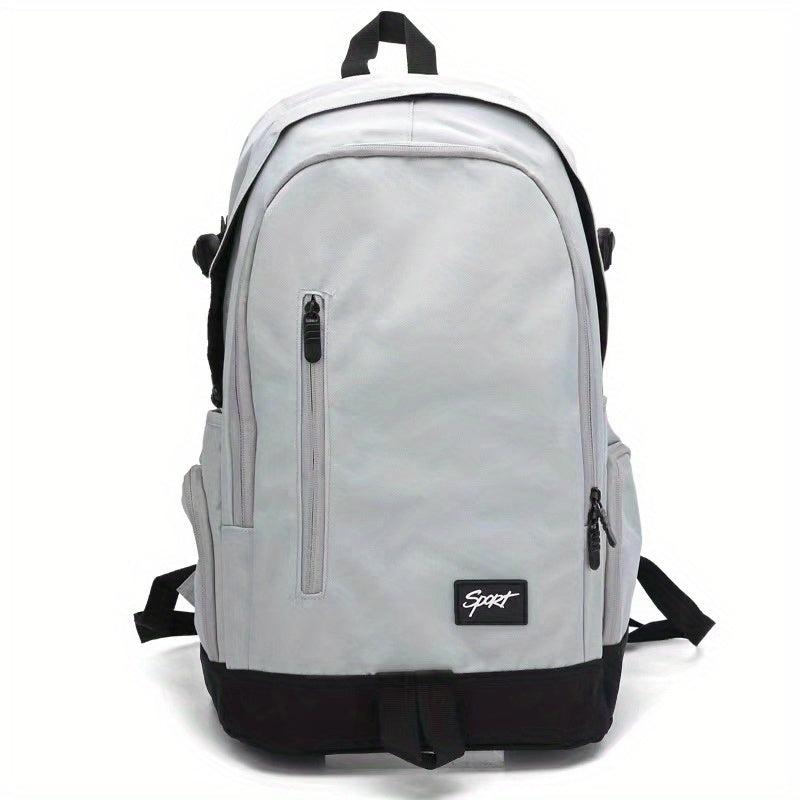 Casual Student Commuter Travel Backpack Solid Men Women Outdoor Bag