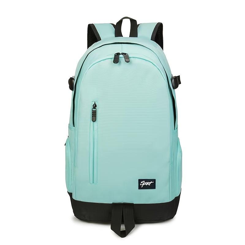 Casual Student Commuter Travel Backpack Solid Men Women Outdoor Bag
