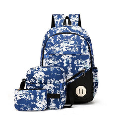 3pcs Camouflage Backpack Crossbody Handbag Set