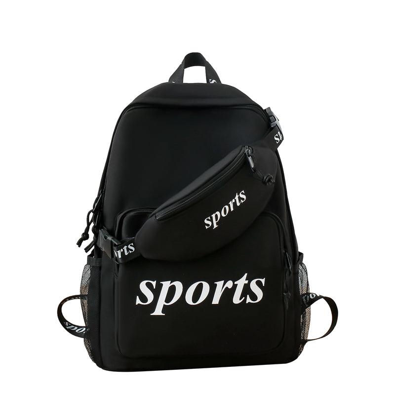 1PC Men's Backpack With Waist Bag For Travel Going Office Large Capacity