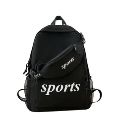 1PC Men's Backpack With Waist Bag For Travel Going Office Large Capacity
