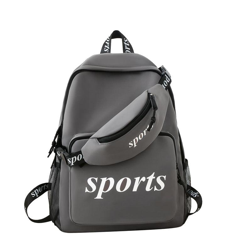 1PC Men's Backpack With Waist Bag For Travel Going Office Large Capacity