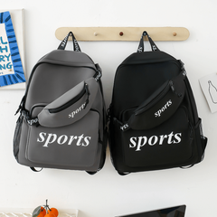 1PC Men's Backpack With Waist Bag For Travel Going Office Large Capacity
