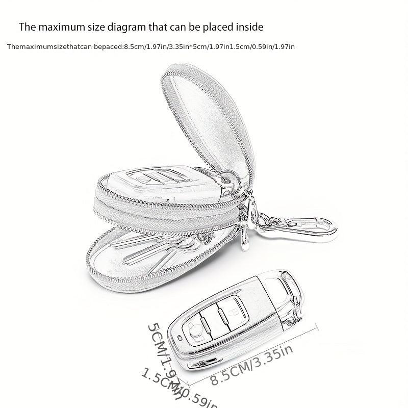 Double Zipper Car Key Holder Keeps Keys Safe