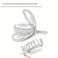 Double Zipper Car Key Holder Keeps Keys Safe