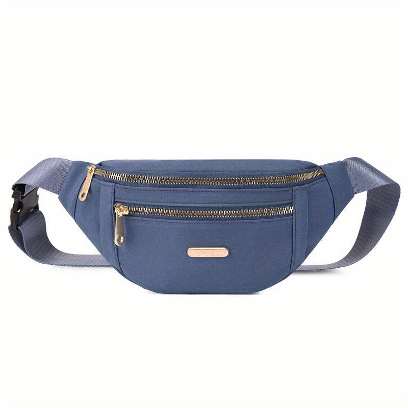 Nylon Fanny Pack Crossbody Chest Bag for Sports