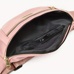 Nylon Fanny Pack Crossbody Chest Bag for Sports