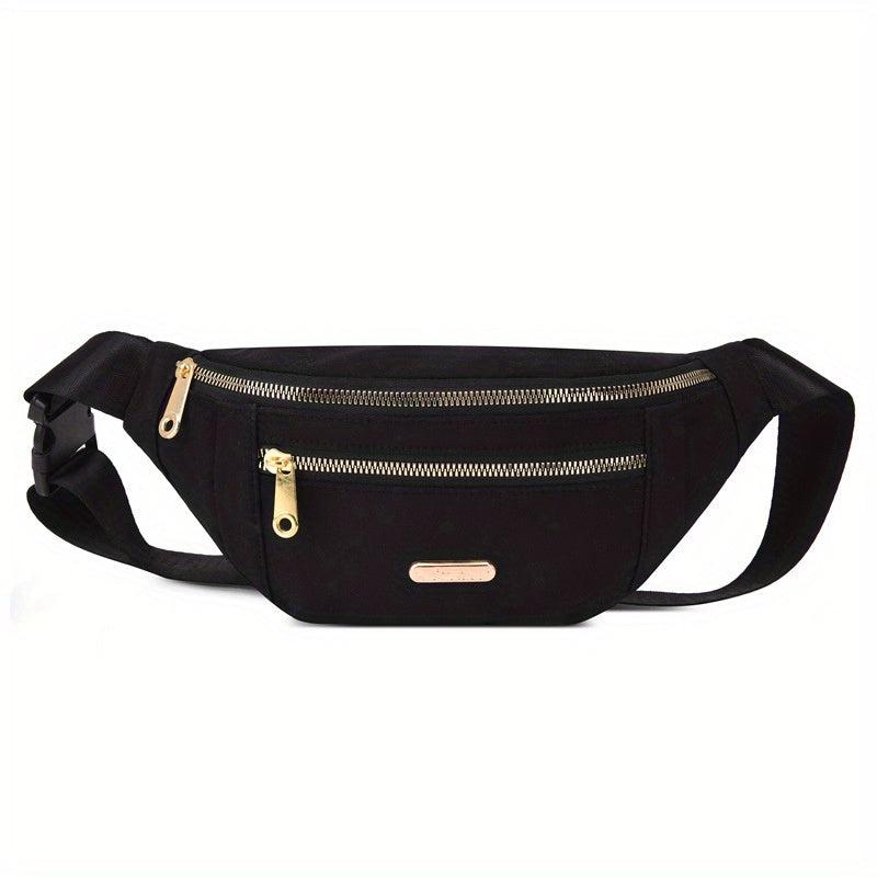 Nylon Fanny Pack Crossbody Chest Bag for Sports