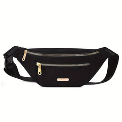 Nylon Fanny Pack Crossbody Chest Bag for Sports