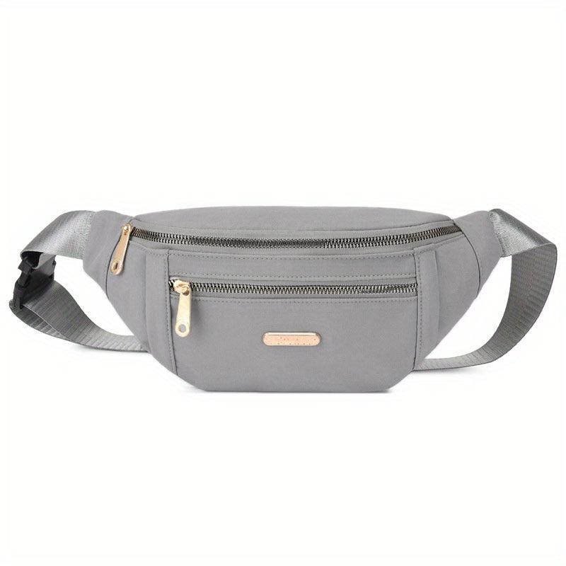 Nylon Fanny Pack Crossbody Chest Bag for Sports