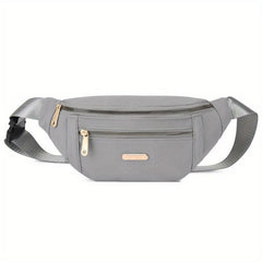 Nylon Fanny Pack Crossbody Chest Bag for Sports
