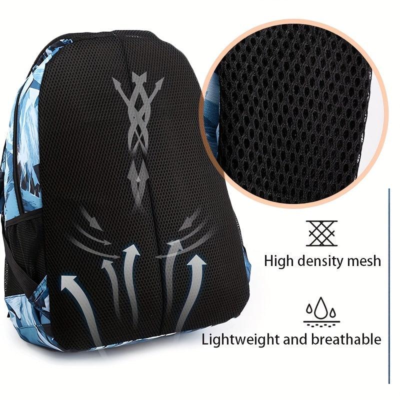 Camouflage Backpack Large Capacity Travel Computer Backpack