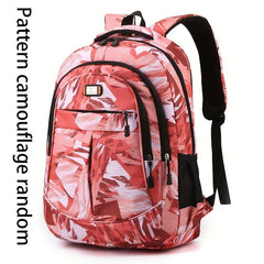 Camouflage Backpack Large Capacity Travel Computer Backpack
