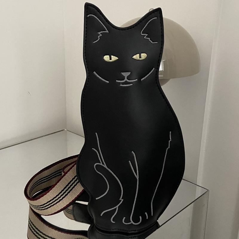 Halloween Cat Crossbody Bag Stylish Shoulder Bag for Shopping