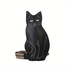 Halloween Cat Crossbody Bag Stylish Shoulder Bag for Shopping