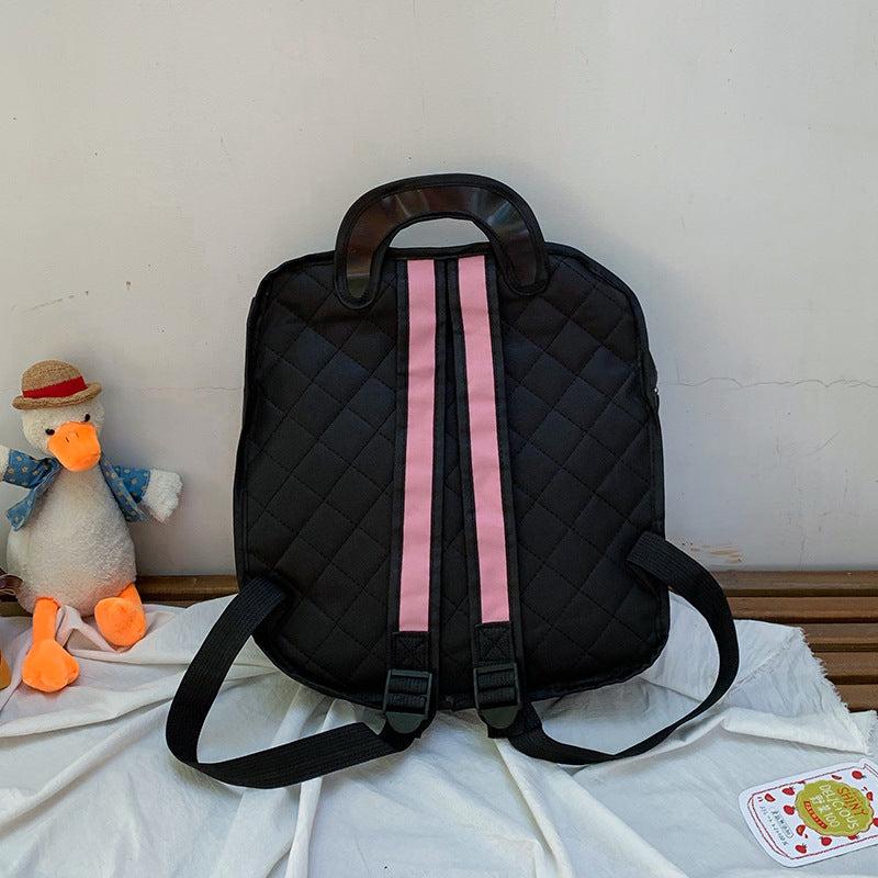 2D Cartoon Shape Backpack Contrast Bag Kids School Bag