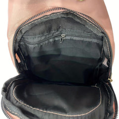 Quilted Embroidered Chest Bag Nylon Sports Fitness Crossbody Bag