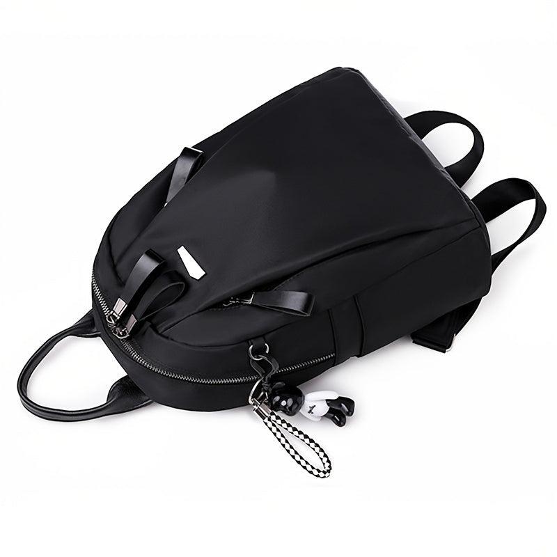 Casual Men's Backpack Double Shoulder Bag Solid Backpack Students Commuter Bag