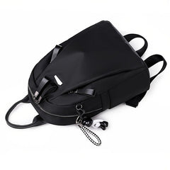 Casual Men's Backpack Double Shoulder Bag Solid Backpack Students Commuter Bag