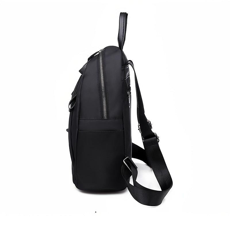 Casual Men's Backpack Double Shoulder Bag Solid Backpack Students Commuter Bag