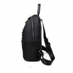 Casual Men's Backpack Double Shoulder Bag Solid Backpack Students Commuter Bag