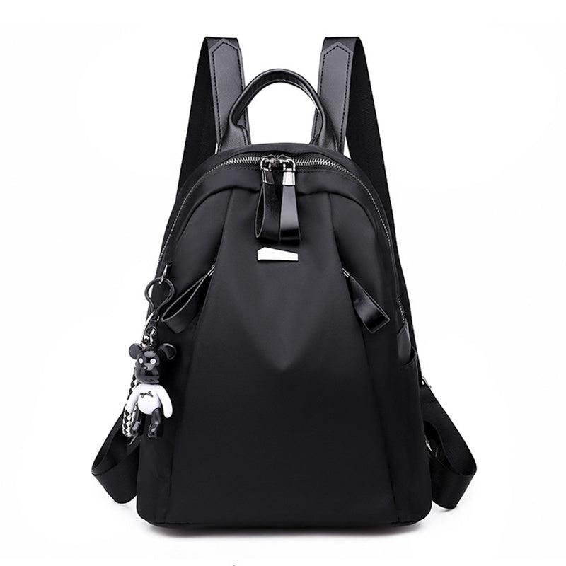 Casual Men's Backpack Double Shoulder Bag Solid Backpack Students Commuter Bag