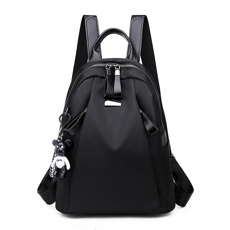 Casual Men's Backpack Double Shoulder Bag Solid Backpack Students Commuter Bag